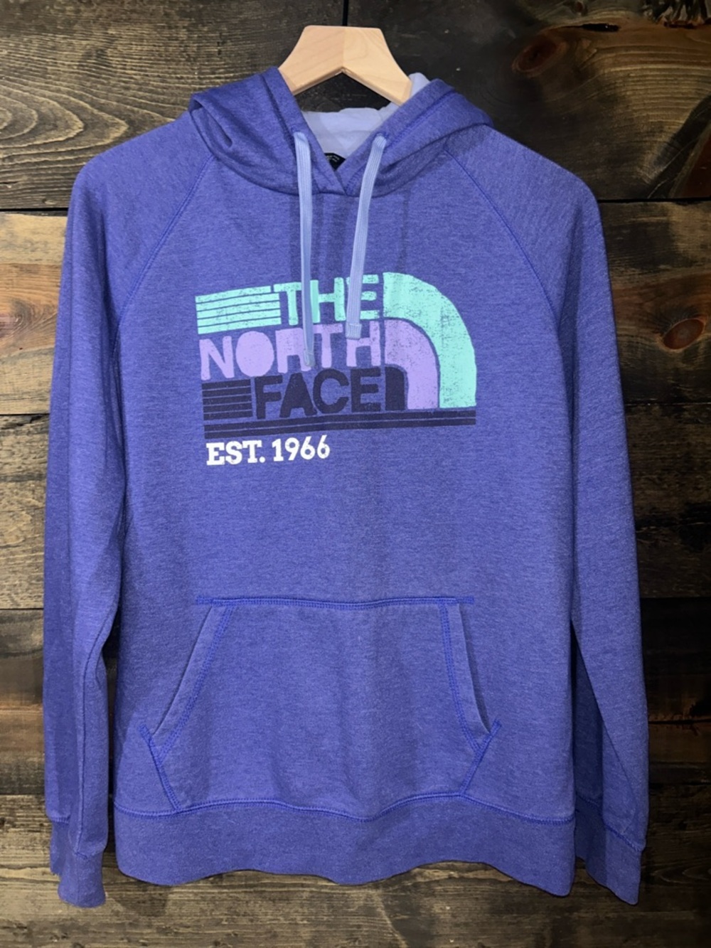 The North Face Purple Logo Pullover Hoodie